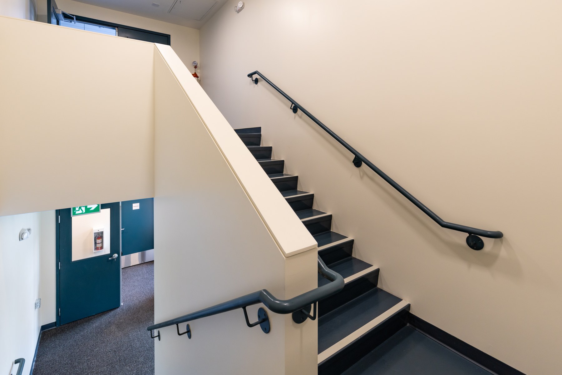 BC Hydro · Mica Creek Dorms · Stairwell finishes · Photography © BackDeck Studios